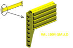 (106/3) CORRENTE L 180 CM VERNICIATA PER SCAFFALATURE INDUSTURIALI PORTA PALLETS PORTATA COPPIA 3000 Kg - immagine 4