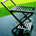 Carrello Portavivande in Acciaio Inox con Piano Inox a Grata