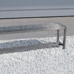 PANCHINA  0,9METRI  IN ACCIAIO  INOX