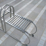 2 PANCHE BAMBINO  IN ACCIAIO  INOX + KIT GIUNZIONE