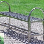 PANCA MODULARE BRACCIALE TONDO 1,565METRI  IN ACCIAIO  INOX