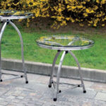 TAVOLO DA BAR ALTO ACCIAIO INOX