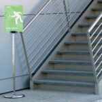 SUPPORTO PER PANNELLI SEGNALETICI  IN ACCIAIO INOX