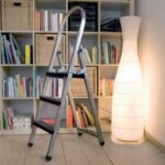 SCALA SINGOLA A TRE GRADINI ACCIAIO INOX