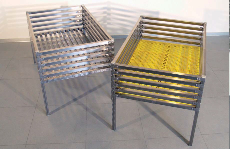 zoom_3041-0-6067804d.jpg BANCARELLA PROMOZIONALE ACCIAIO INOX CON RIPIANO IN PLASTICA - immagine 1