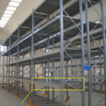 70/3)  RIPIANO PER SCAFFALATURA GRANDI LUCI L 240  P 100 CM , PORTATA 800 Kg