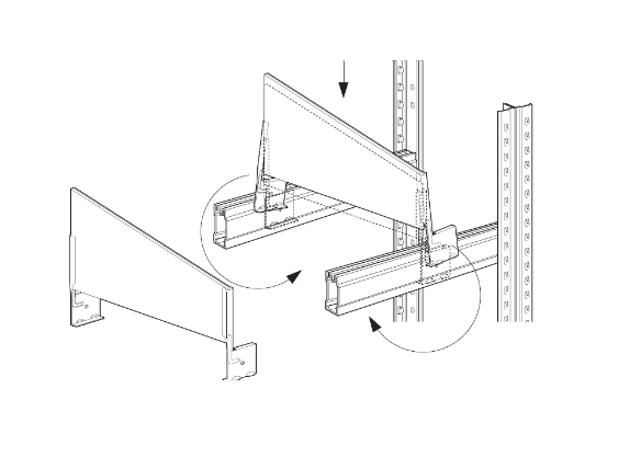 zoom_5352-0-6067804d.png SEPARATORE PER RIPIANO PROFONDITA' 30 cm (completo di 2 sostegni) - immagine 1
