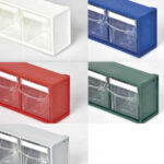 Cassettiera MultiBox MB 9 Dimensioni H 76 mm X P 68 mm X L 600 mm 9 Cassetti