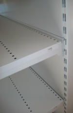 Scaffale negozio murale  L 133, H 250 , Prof. 40 CM, base + 4 ripiani - immagine 3