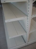 SCAFFALATURA GONDOLA COMPLETA L 405 CM , H 166 CM , PROF. 40+40 CM , BASE + 4 RIPIANI - immagine 4