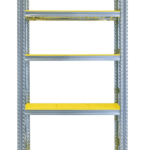 MODULO INIZIALE - Scaffalatura da Magazzino Zincata Ripiano in PVC H 250 cm , L 90 cm ,  PROF. 60 cm , con 5 ripiani , PORTATA OGNUNO 90 Kg