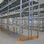 SCAFFALATURA GRANDI LUCI L 5,15 mt , H 300 CM , PROF. 100 CM , CON 3 RIPIANI