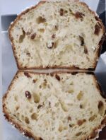 interno panettone artigianale uvetta satollo