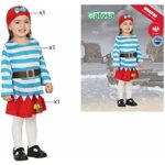 Costume per Neonati Th3 Party Multicolore Pirati (3 Pezzi) Taglia 0-6 Mesi - immagine 5