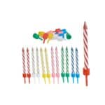 Set di Candele Multicolore Compleanno (12 Unità) - immagine 3