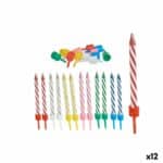 Set di Candele Multicolore Compleanno (12 Unità)