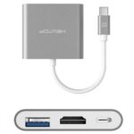 Adattatore HUB USB-C Newtop AD30 con HDMI 4K e USB 3.0