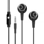 Auricolari In-Ear con Tasto Multifunzionale e Microfono CF08 Nero