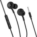 Auricolari Newtop CF43 con Connettore 3.5mm e Microfono Integrato Nero