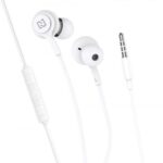 Auricolari Newtop CF43 con Connettore 3.5mm e Microfono Integrato Bianco