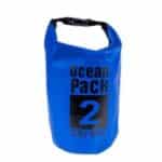 Borsa Impermeabile Nataluna a Tracolla 2L per Oggetti Essenziali Blu