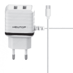 Caricabatteria da muro e da viaggio Newtop CM05 con cavo incluso e 2 porte USB Type C