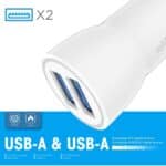 Caricatore Auto Newtop CC14 con 2 USB per Ricarica Rapida - immagine 4
