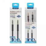 Cavo Audio AUX Newtop 3.5mm 300cm con Rivestimento Nylon