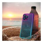 Cover Moda Color per Apple iPhone con Protezione Fotocamera Viola,IPHONE 11 PRO MAX - immagine 2