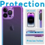 Cover Moda Color per Apple iPhone con Protezione Fotocamera Viola,IPHONE 11 PRO MAX - immagine 4