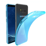 Cover Morbida per Samsung S9 Plus opaco satinato Lucky Case Azzurro