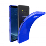 Cover Morbida per Samsung S9 Plus opaco satinato Lucky Case Blu