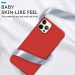 Cover per iPhone TPU Soft Resistente e Leggera Rosso,IPHONE 14 PRO MAX - immagine 5