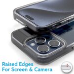 Cover per iPhone Trasparente con Cornici Colorate AM12 Duo Croma Blu,IPHONE 15 PLUS - immagine 4