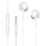 Cuffie In-Ear con Bilanciere Volume e Microfono Newtop CF03 Bianco
