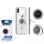 RING STENT L03 - Anello Adesivo e Supporto per Cellulari Silver