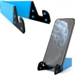Supporto Azzurro Ripiegabile per Smartphone e Tablet