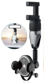 Supporto Girevole per Smartphone Retrovisore Auto HD2577 - immagine 2