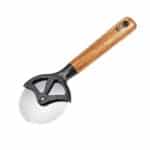 Tagliapizza 22 cm BlackWood con Manico in Legno