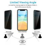 Vetro Temperato Privacy per iPhone - Protezione Spy Shield 15 PLUS - 16 PLUS - immagine 2
