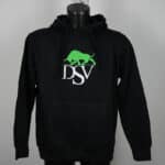 Felpa con cappuccio nera