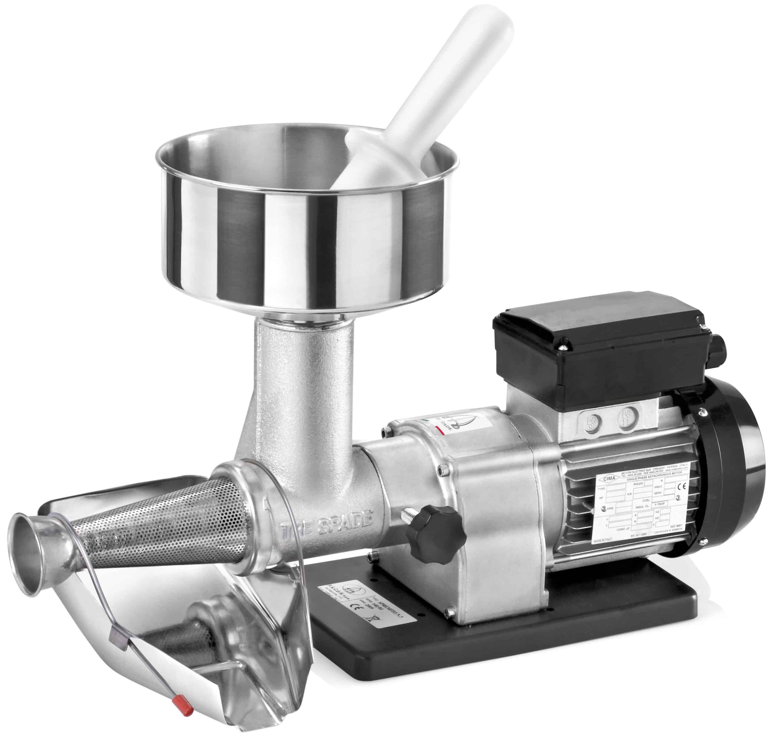 1002489.jpg Tre Spade SPREMIPOMODORO ELETTRICO SPREMITO n° 3 - 300 W - Hp 0,40 - immagine 1