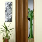 PORTA A SOFFIETTO MONICA  col. Noce