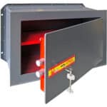 Utilia Security CASSAFORTE DA MURO Chiusura con chiave mm. 310x195x210 h