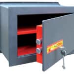 Utilia TOP Security CASSAFORTE DA MURO Chiusura con chiave mm. 360x200x230 h