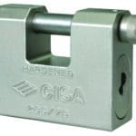 Cisa LUCCHETTO ANTISCASSO ACCIAIO Art. 28550 mm. 84