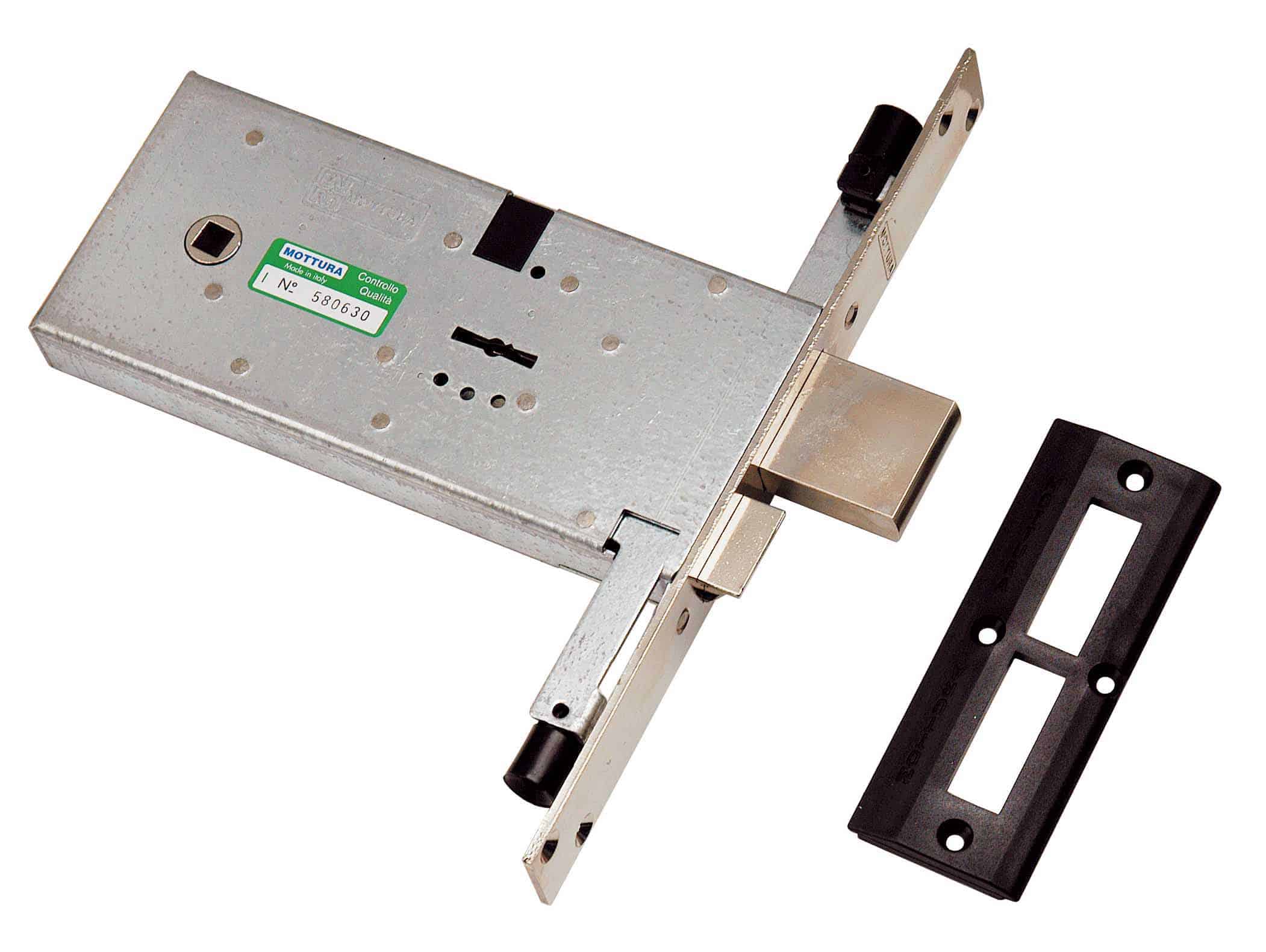 102200.jpg Mottura SERRATURA ALLUMINIO INF. D/M 4M+S TRIP. Art. 41.823 CH2 M1 E.70 - F.21 - immagine 1