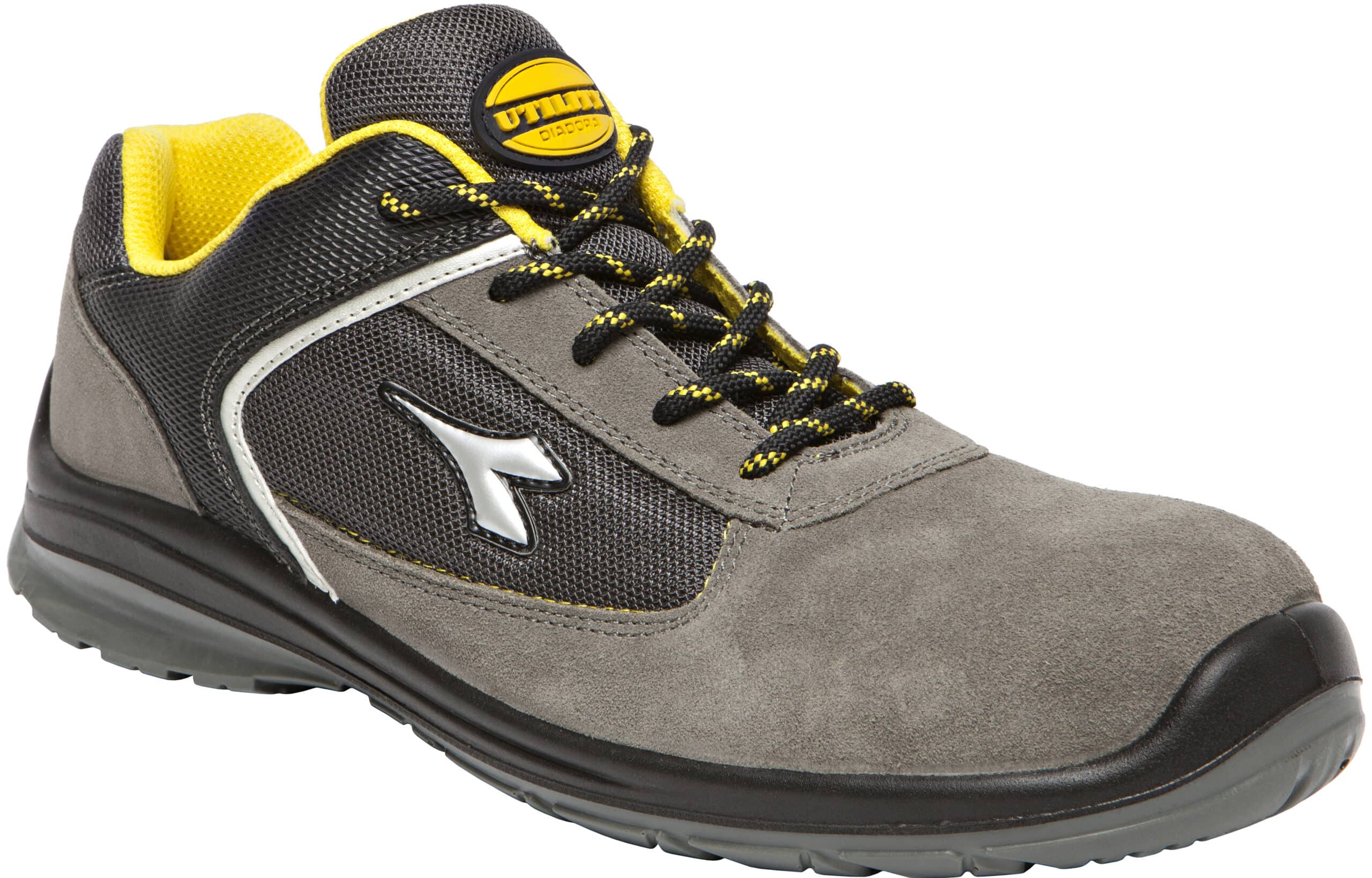 1101077.jpg Diadora SCARPE ANTINFORTUNISTICA BASSE S1P SRC D-BLITZ SCAMOSCIATE Col. Grigio Mis. 38 - immagine 1