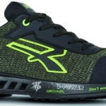 U-Power SCARPE ANTINFORTUNISTICA BASSE S1P SRC ESD REDLEVE ROBIN Col. Nero/Verde Mis. 41