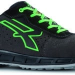 U-Power SCARPE ANTINFORTUNISTICA BASSE S1PS FO SR REDSMART TAYLOR  s ESD col.grigio/verde Mis.43